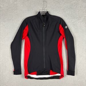 ASSOS Habu Jacket Laalalai Women's Medium Black Red Full Zip Athletic